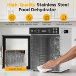 Suteck 12-Tray Stainless Steel Food Dehydrator