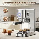 Electactic 20 Bar Espresso Machine with Milk Frother