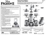 Disney Frozen II Slushy Maker with Ice Tools