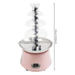 4-Tier Chocolate Fountain Machine for Parties