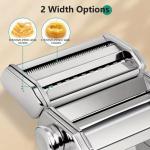 2-in-1 Manual Pasta Maker Machine with Rollers