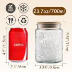 Airtight Vintage Glass Storage Jar - 23.7oz