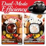 Electric S'mores and Fondue Maker Set