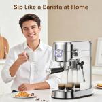 Electactic 20 Bar Espresso Machine with Milk Frother