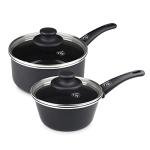 GreenLife 1QT & 2QT Nonstick Saucepan Set