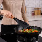 Silicone Spatula Spoon with Wooden Handle