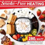 Electric S'mores and Fondue Maker Set