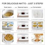 ZHIBIMOI 1.5L Adjustable Temperature Natto Fermenter