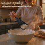 Silicone Spatula Spoon with Wooden Handle