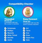 60L CO2 Exchange Canister - 2 Pack for Soda Makers