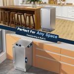 Coolski 15" Under Counter Ice Maker Machine