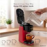 Mixpresso Red Single Serve Coffee Maker 800W