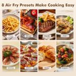 Sweetcrispy 6.34QT 8-in-1 Air Fryer Oven