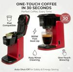 Mixpresso Red Single Serve Coffee Maker 800W