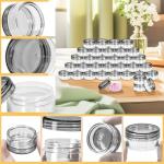 200 Pack 5ml Plastic Jars with Lids