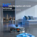 SHELIKI Smart Robot Vacuum and Mop Combo