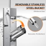 Booros 5L Manual Sausage Filler with 4 Tubes