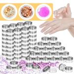 200 Pack 5ml Plastic Jars with Lids