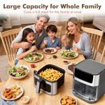 Sweetcrispy 6.34QT 8-in-1 Air Fryer Oven