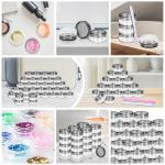 200 Pack 5ml Plastic Jars with Lids