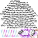 200 Pack 5ml Plastic Jars with Lids