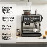Chefman Crema Deluxe Espresso Machine with Grinder