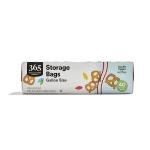 Whole Foods Gallon Size Double Zipper Storage Bags