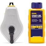 Irwin STRAIT-LINE 100ft Chalk Line Reel, Blue