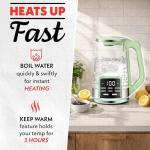 1.7L Electric Glass Kettle with Temperature Control