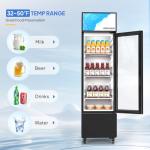 ROVSUN 6 Cu.Ft Beverage Display Refrigerator with Glass Door
