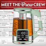 1.7L Electric Glass Kettle with Temperature Control