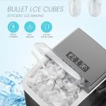 Portable Countertop Ice Maker with Quick Ice Production