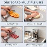 Stainless Steel Cutting Board with Non-Slip Pads