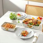 Howise Sunflower Ceramic Baking Dish Set - 2 Pieces