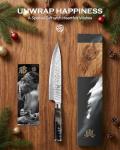 Damascus Steel 8-Inch Chef Knife with Gift Box