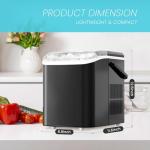 Portable Countertop Ice Maker with Quick Ice Production