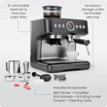 Chefman Crema Deluxe Espresso Machine with Grinder