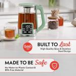 1.7L Electric Glass Kettle with Temperature Control