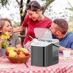Portable Countertop Ice Maker with Quick Ice Production
