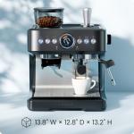 Chefman Crema Deluxe Espresso Machine with Grinder