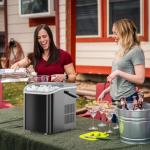 Portable Countertop Ice Maker with Quick Ice Production