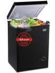 3.5 Cu.Ft Compact Chest Freezer with Temperature Control