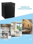 3.5 Cu.Ft Compact Chest Freezer with Temperature Control