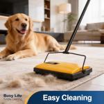 Yocada Manual Carpet Sweeper for Home and Office