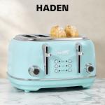 HADEN 4-Slice Wide Slot Toaster in Light Blue