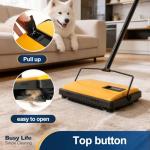 Yocada Manual Carpet Sweeper for Home and Office