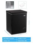 3.5 Cu.Ft Compact Chest Freezer with Temperature Control