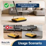 Yocada Manual Carpet Sweeper for Home and Office