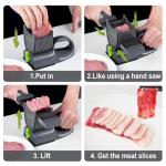 Adjustable Meat Slicer for Home Use, Stainless Steel
