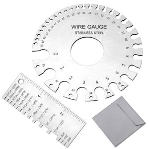 Stainless Steel Thickness Gauge Measuring Tools Set